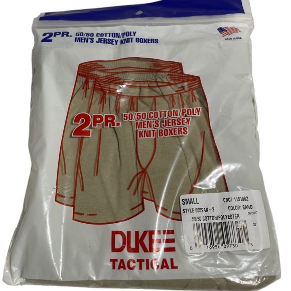 Duke Underwear & Socks Usgi Duke Tactical Jersey Knit Boxers